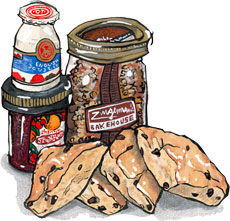 Granola & Scones Breakfast