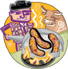 Cooking Chorizo with Berkshire Pork