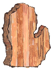 Michigan Mitt Maple Cutting Board