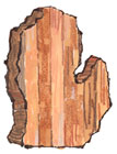 Michigan Mitt Maple Cutting Board