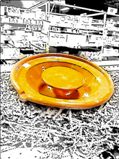 Antique Cheese Drainage Dish