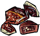 Chocolate & Hazelnut Love Magnets