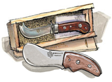 Rory Conner Big Cheese Paddle Knife