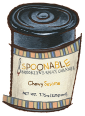 Caramel Sauce with Toasted Sesame Seeds