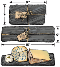 Slate Cheese Serving Boards