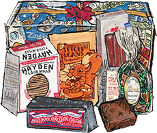 Customizable 6 Snack Gift Box