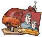 Broadbent's Whole Cured Ham from Kentucky