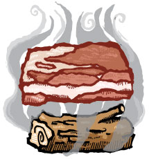 Gunthorp's Hickory Smoked Duroc Bacon