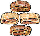 Raspberry and Apricot Rugelach Cookies Gift Box
