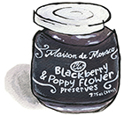 Blackberry & Poppy Flower Preserves