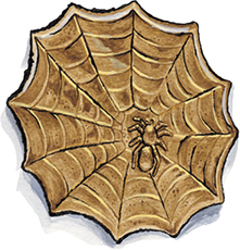 Chocolate Spider Webs