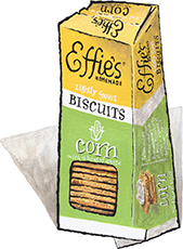 Effie's Crispy Corn Biscuits