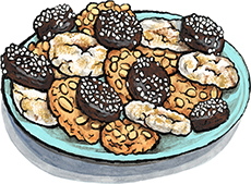 Fancy Schmancy Holiday Cookies & Cookbook