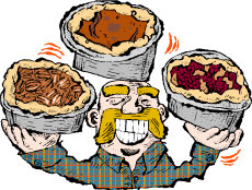 Customizable 3 Mini Pie Party Gift Box