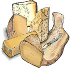 3 Cheeses plus Crackers Customizable Gift Box
