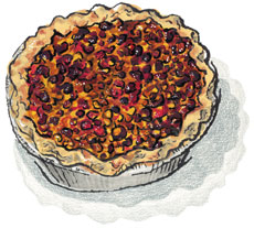 Cranberry Walnut Pie in our Cartoon Gift Box