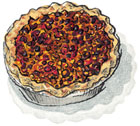 Cranberry Walnut Pie