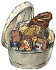Almost as Good as Grandma's Baked Goods Gift Basket