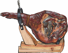 Cured Ham Slicing Stand