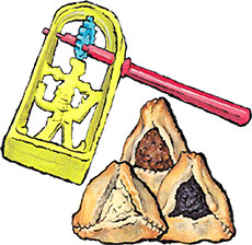 Hamantaschen and Groggers