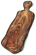 Hand Cut Olive Wood Serving Board