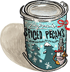 Spiced Pecans in Holiday Edition Tin