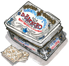 Italian Hazelnut Torrone Nougat