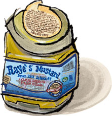 Raye's Down East Schooner Yellow Mustard