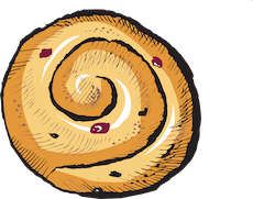 Rosh Hashanah Round Raisin Challah Bread