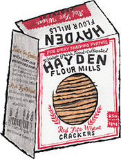 Red Fife Wheat Crackers