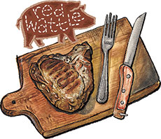Red Wattle Porterhouse Pork Chops