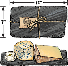 Slate Cheese Serving Boards
