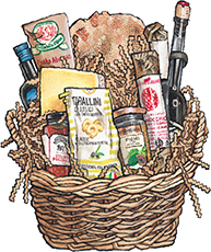 Tuscan's Treat Gift Basket 