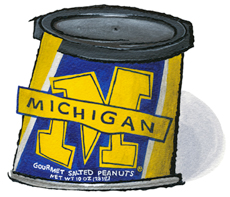 University of Michigan Peanuts