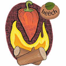 Beech Wood Roasted Piquillo Peppers