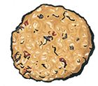 Mini Oatmeal Raisin Cookie
