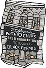 Tellicherry Pepper Potato Chips